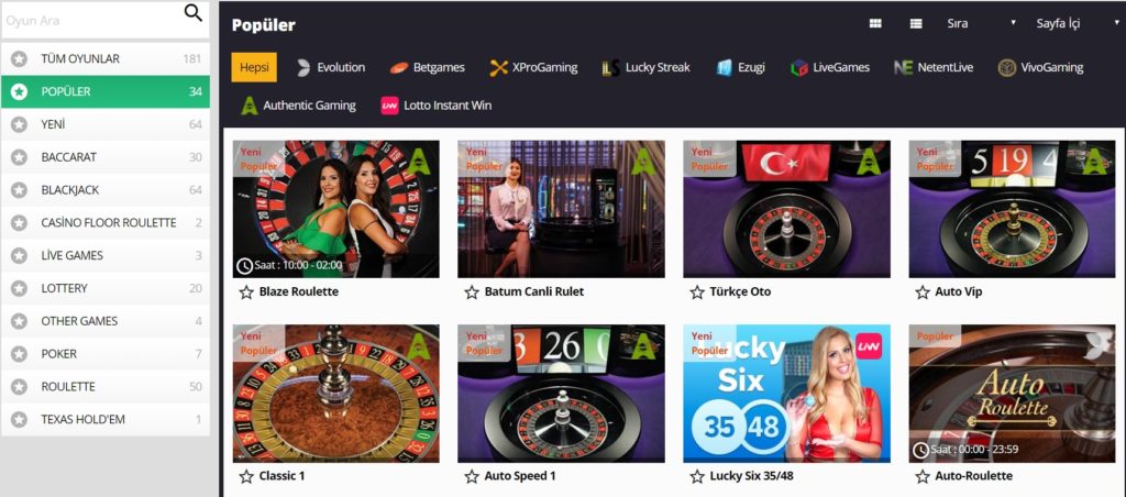 Princessbet canli casino
